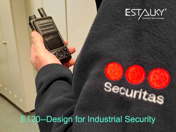 Estalky E120 with noise reduction function, 3W speaker for Security Field